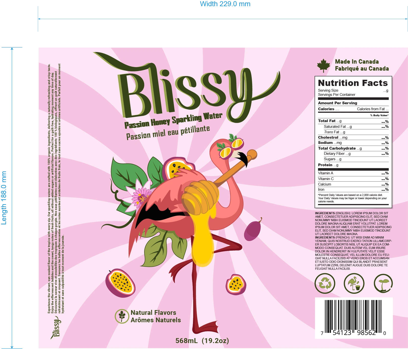 Passion Honey Flavor Mockup
