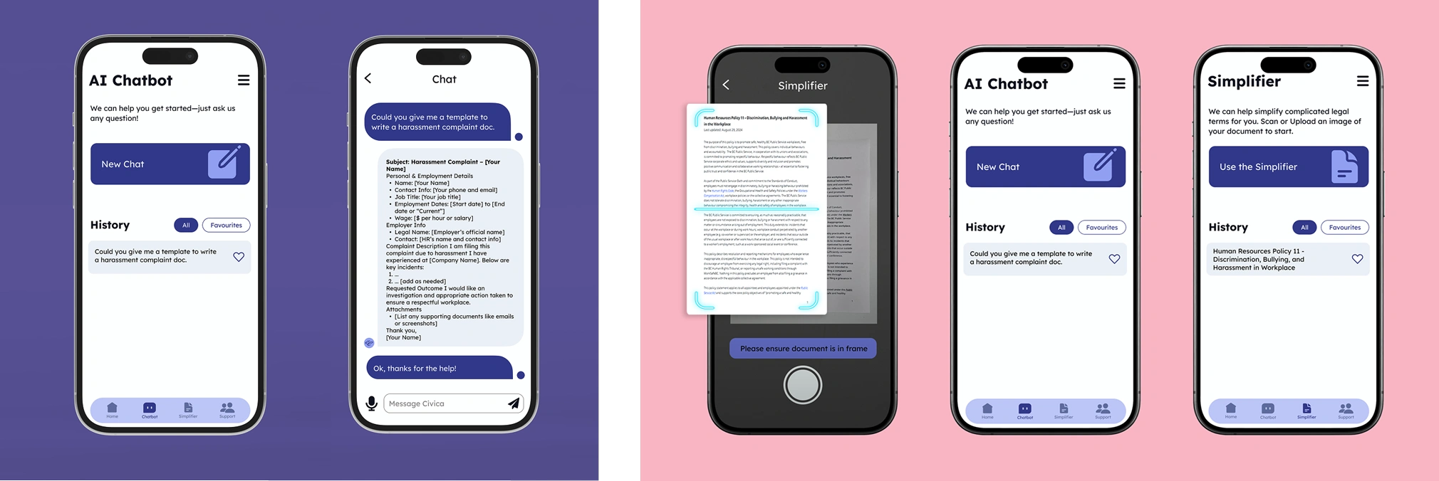 App Wireframes
