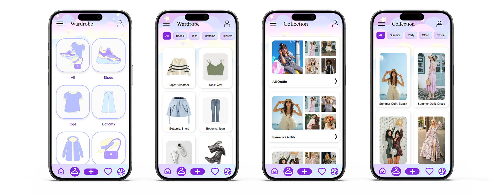 Clotho Wireframes