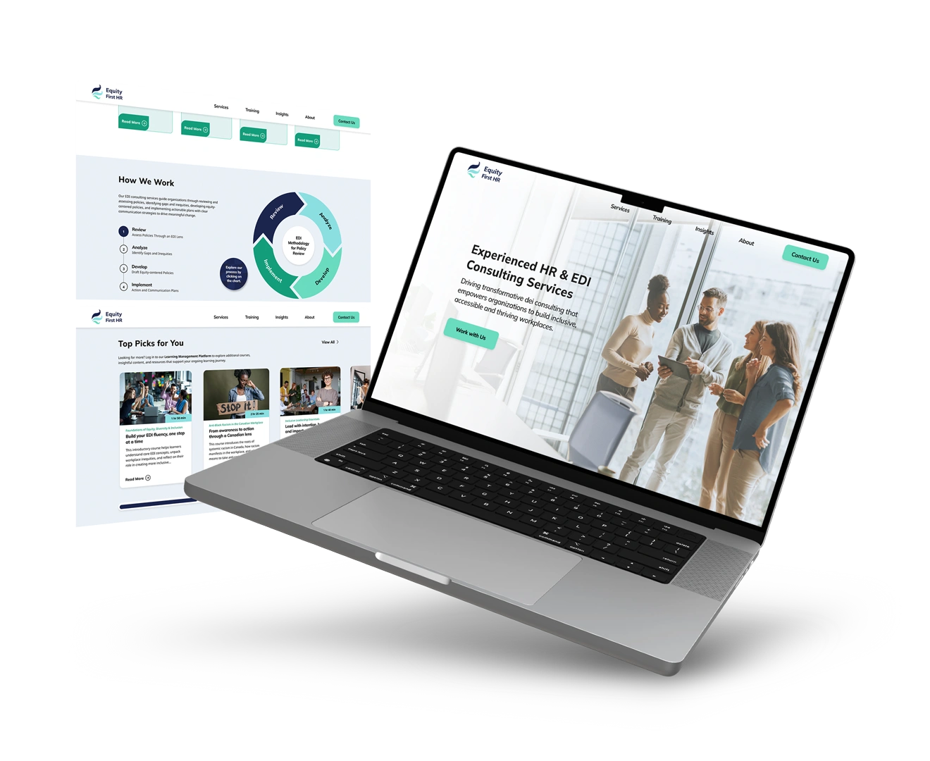 Equity First HR Mockup