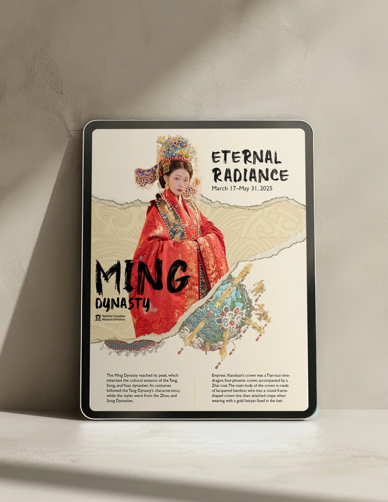 Museum Poster e-Advert Tablet Mockup